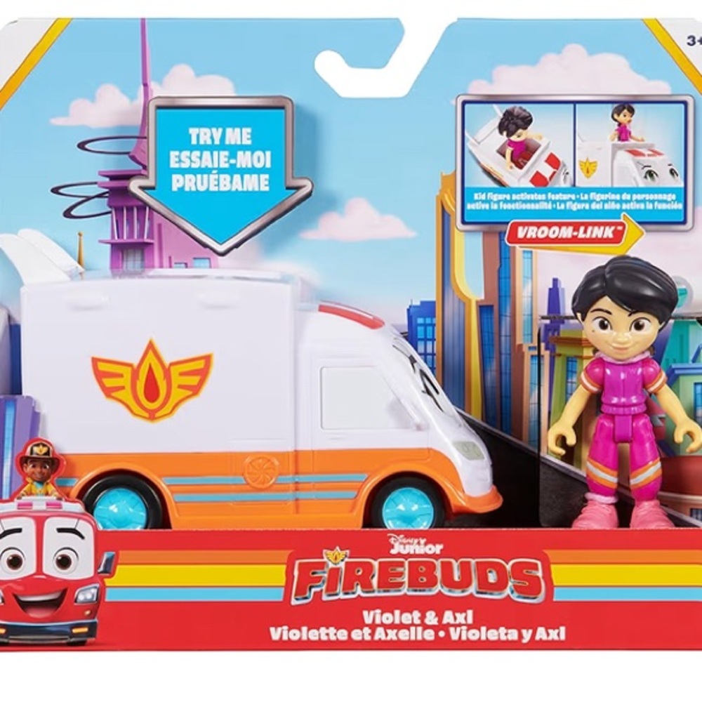 Firebuds Violet & Axl Toy Set new in the box